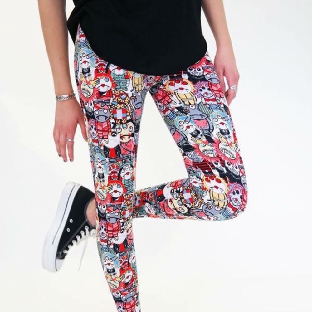 Agnes & Dora Monsters on Parade Halloween Leggings NWT in Package S/M